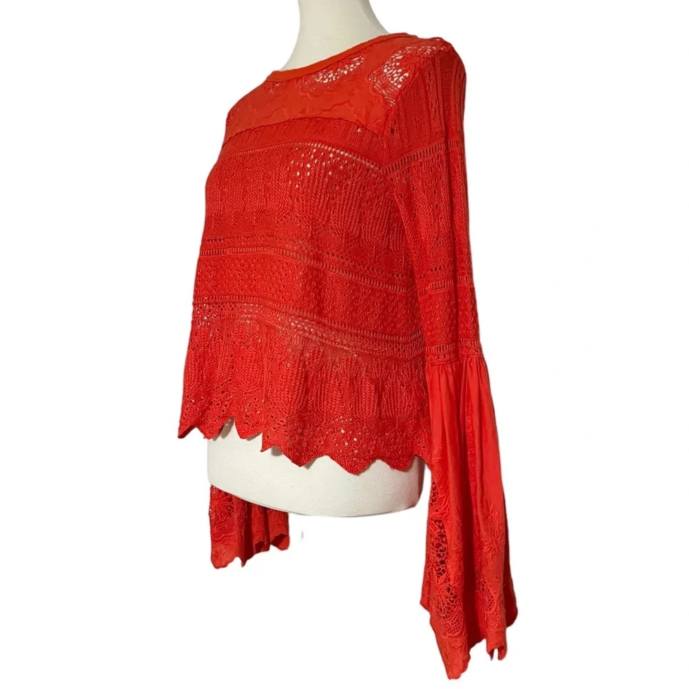 Free People Once Upon a Time‎ Bell Sleeve Top